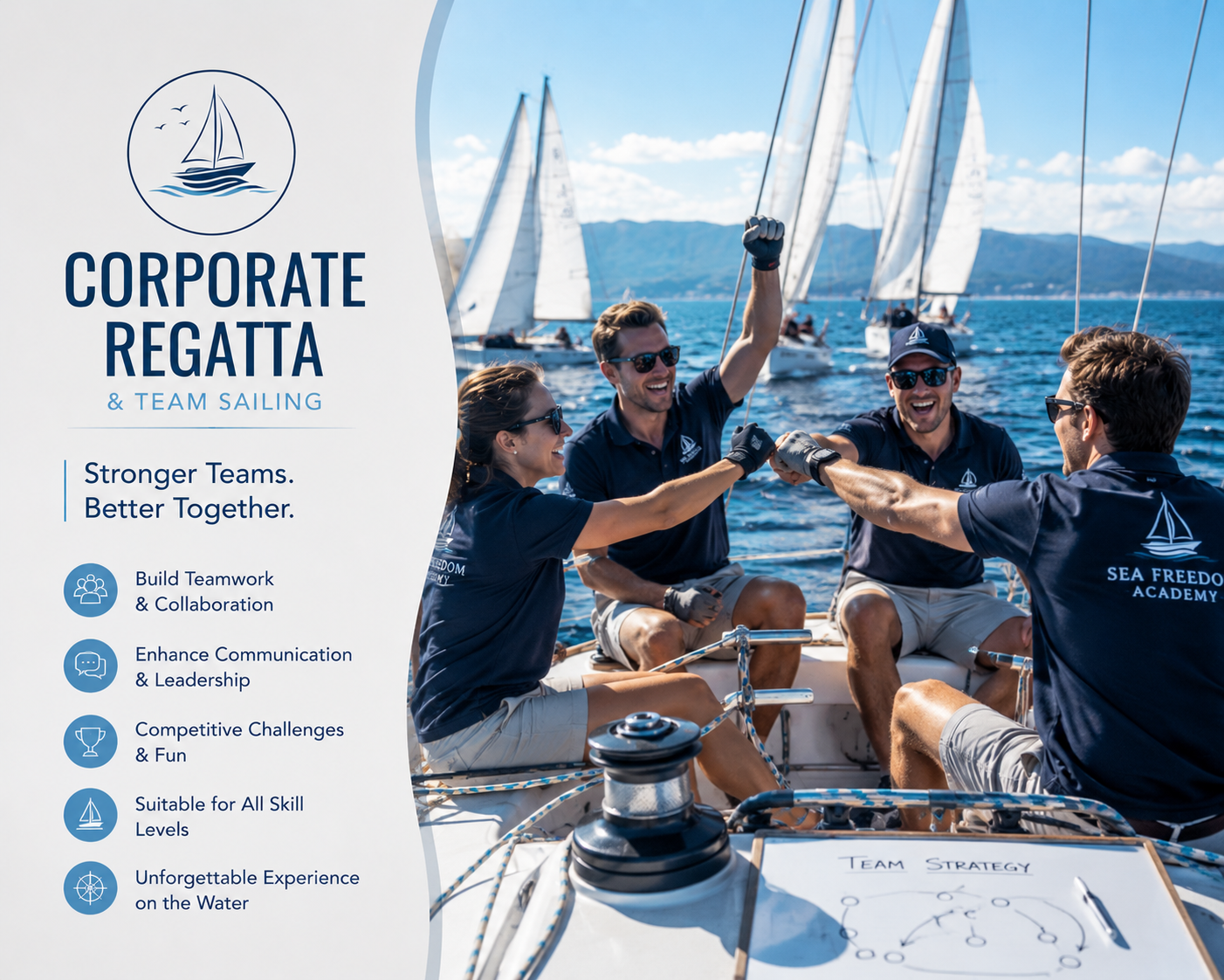 CORPORATE REGATTA & TEAM SAILING