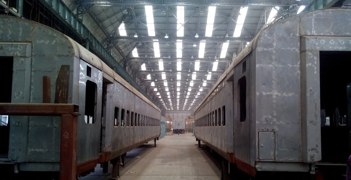 COACHTECH Stainless-Steel Sidewalls for LHB Railway Coaches