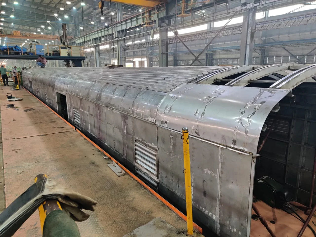 COACHTECH Stainless-Steel Sidewalls for LHB Railway Coaches