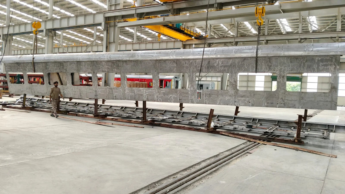 COACHTECH Stainless-Steel Sidewalls for LHB Railway Coaches